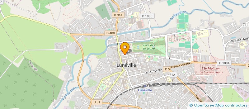 localisation de l'entreprise MARCEAU  LUNEVILLE