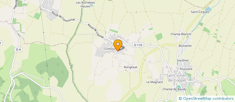 localisation de l'entreprise MARCEAU  SAINT-JULIEN-DE-COPPEL