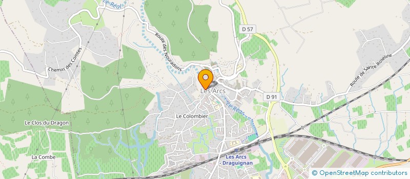 localisation de l'entreprise MARCEAU à LES ARCS