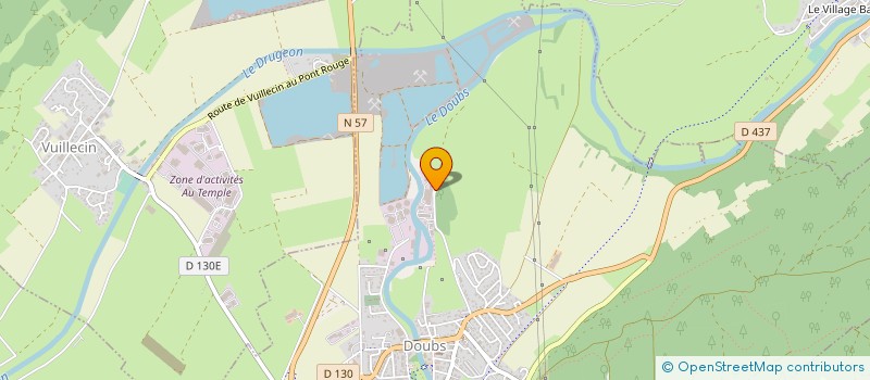 localisation de l'entreprise MARCEAU  DOUBS