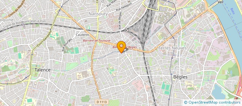 localisation de l'entreprise MARCEAU à BEGLES