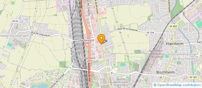 localisation de l'entreprise MARCEAU  STRASBOURG