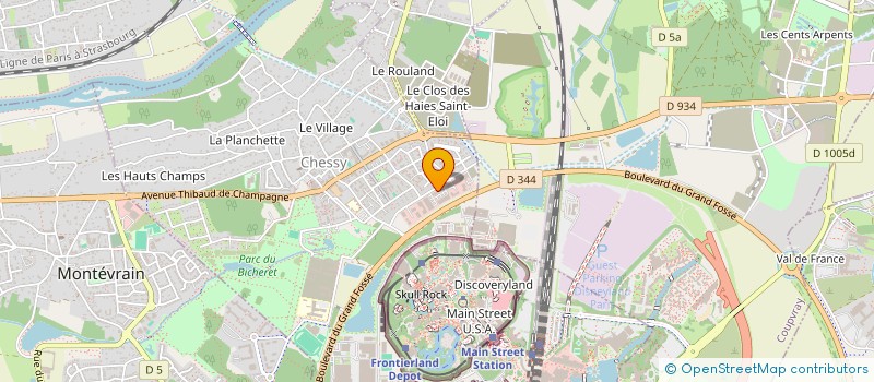 localisation de l'entreprise MARCEAU  CHESSY