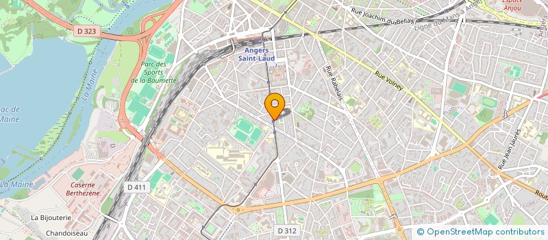 localisation de l'entreprise MARCEAU  ANGERS