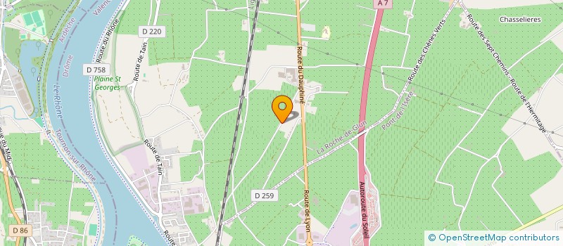 localisation de l'entreprise MARCEAU  LA ROCHE-DE-GLUN