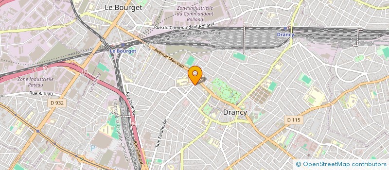localisation de l'entreprise MARCEAU AMBULANCES à DRANCY