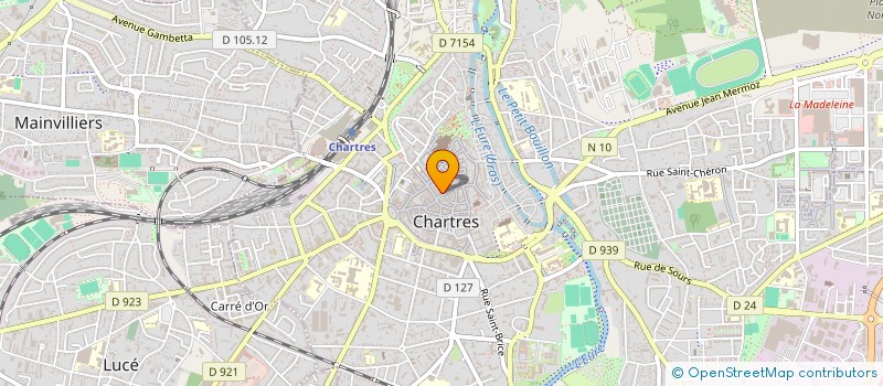 localisation de l'entreprise MARCEAU CONFORT INVESTISSEMENT à CHARTRES