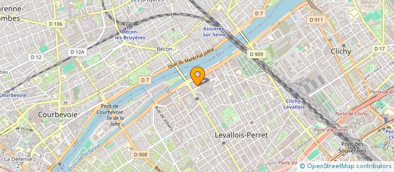 localisation de l'entreprise MARCEAU CONSULTANTS à LEVALLOIS-PERRET