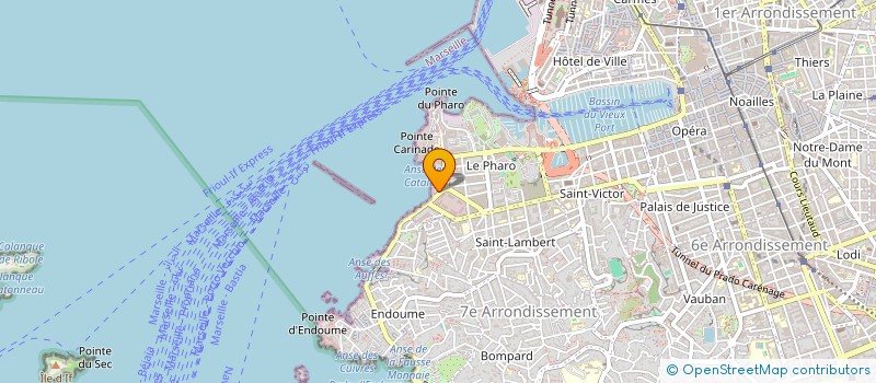 localisation de l'entreprise MARCEAU DEVELOPPEMENT  MARSEILLE
