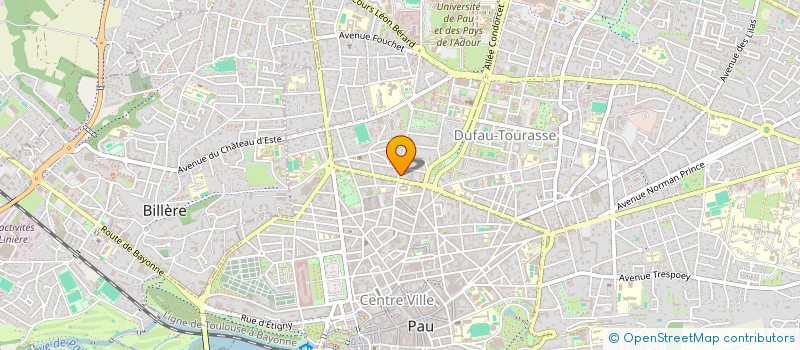 localisation de l'entreprise MARCEAU DEVELOPPEMENT à PAU