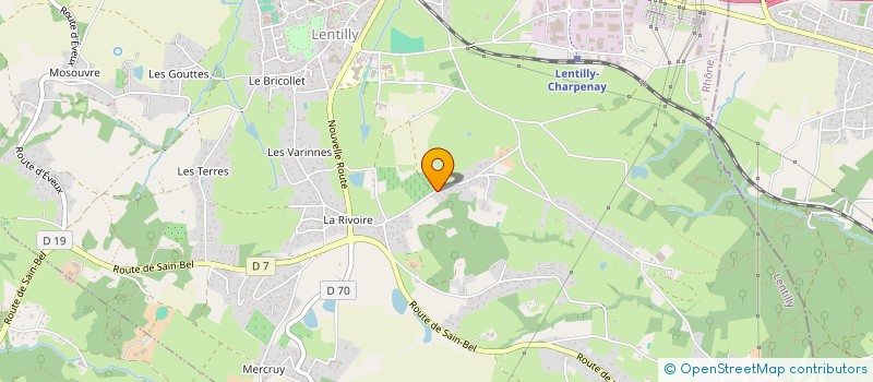 localisation de l'entreprise MARCEAU HOLDING  LENTILLY