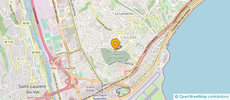 localisation de l'entreprise MARCEAU IMMOBILIER à NICE