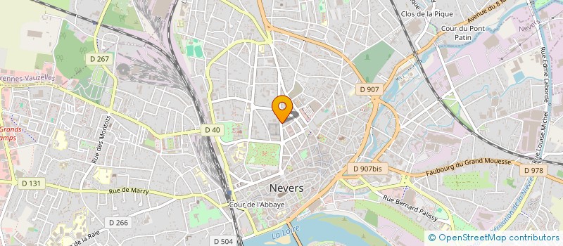 localisation de l'entreprise MARCEAU IMMOBILIER à NEVERS