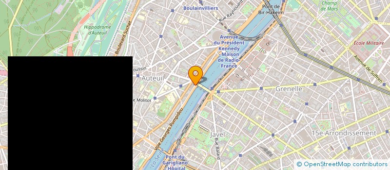 localisation de l'entreprise MARCEAU INTERNATIONALL CONSULTING - MIRABEAU SERVICES  PARIS