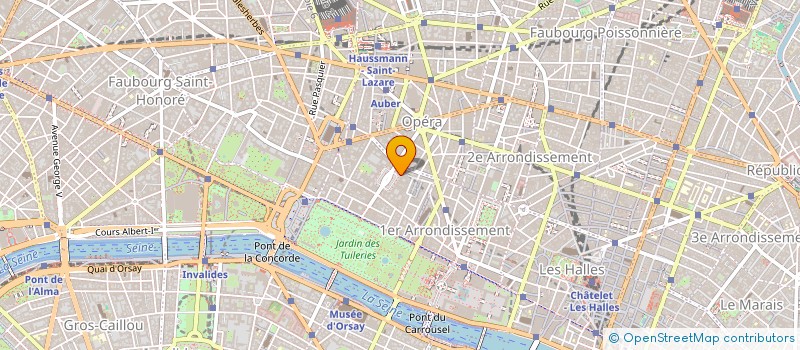 localisation de l'entreprise MARCEAU VENDOME à PARIS