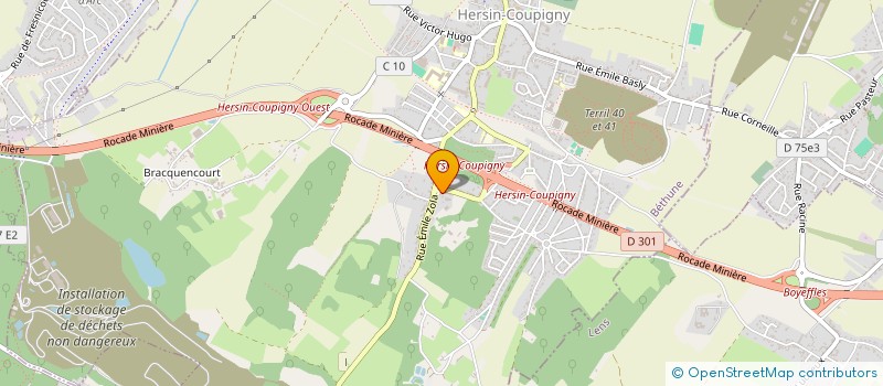 localisation de l'entreprise MARCEE  HERSIN-COUPIGNY