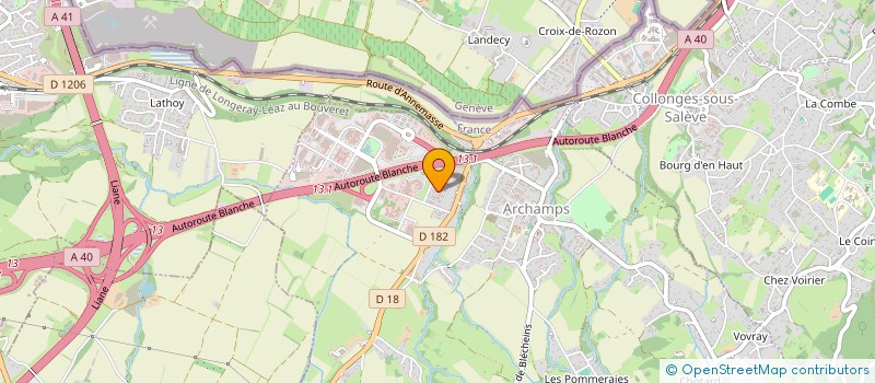 localisation de l'entreprise MARCEL 2000  ARCHAMPS