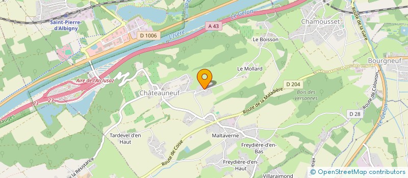 localisation de l'entreprise MARCEL  CHATEAUNEUF