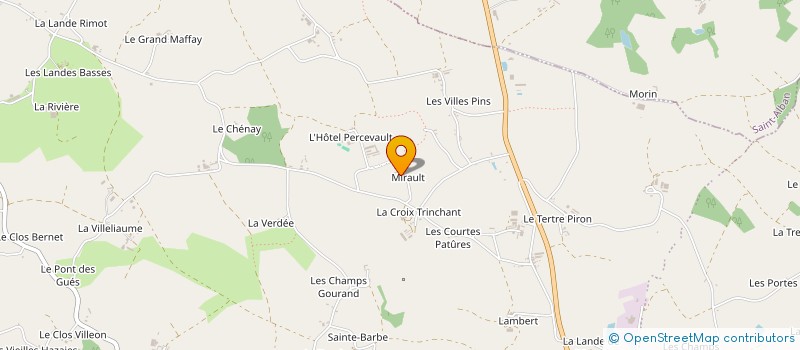 localisation de l'entreprise MARCEL  LAMBALLE-ARMOR