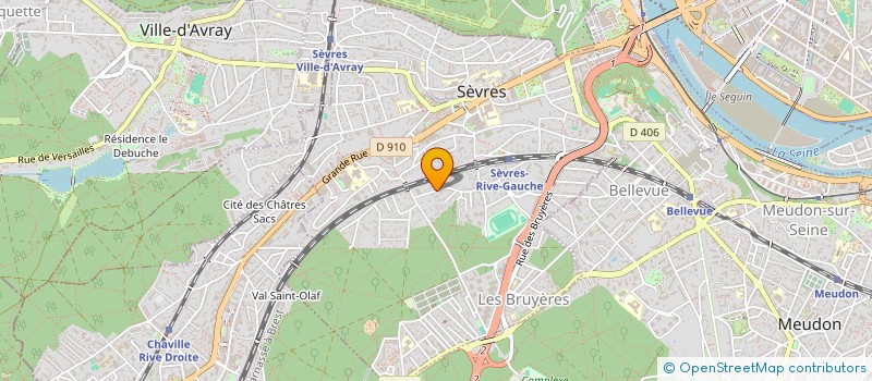 localisation de l'entreprise MARCEL à SEVRES