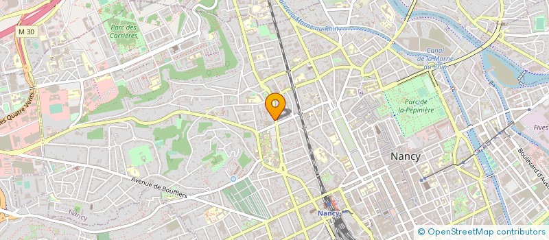 localisation de l'entreprise MARCEL BARTHELEMY CLEMENT LOUX  NANCY