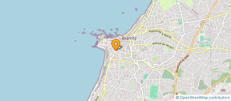 localisation de l'entreprise MARCEL BIARRITZ à BIARRITZ