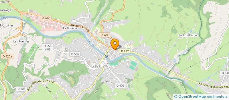 localisation de l'entreprise MARCEL BONNATERRE EDITEUR à ESPALION
