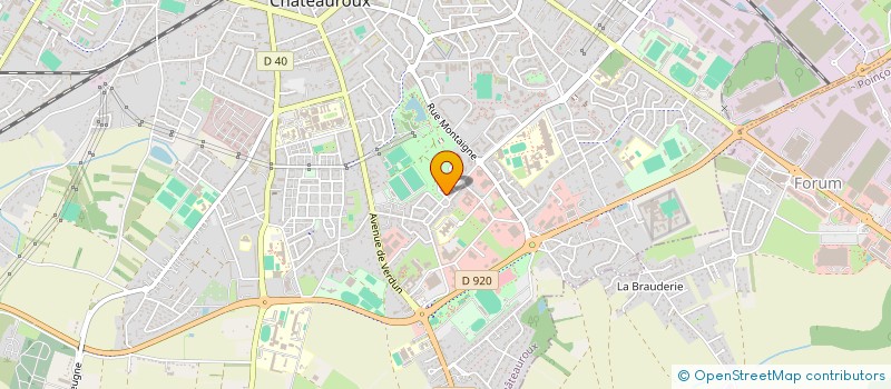 localisation de l'entreprise MARCEL CERDAN BOXING CHATEAUROUX à CHATEAUROUX