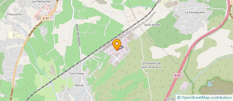 localisation de l'entreprise MARCEL CIE à LE LUC