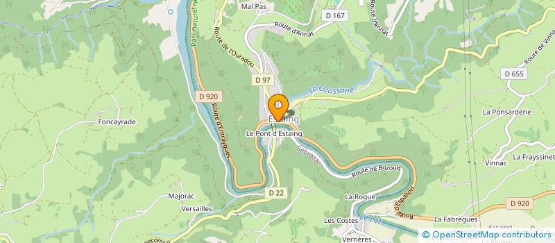 localisation de l'entreprise MARCEL CLOUD  ESTAING