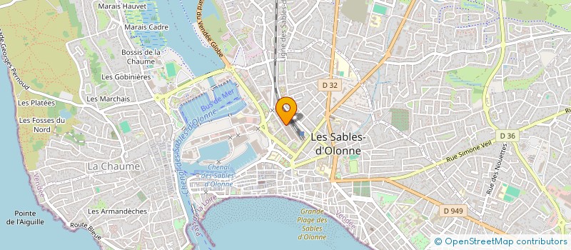 localisation de l'entreprise MARCEL CONSEILS à LES SABLES D'OLONNE