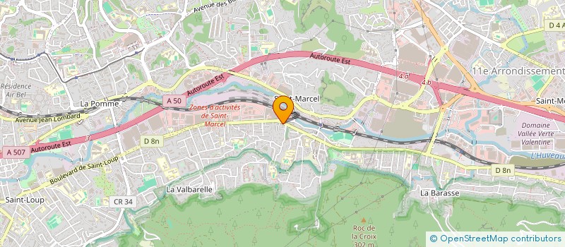 localisation de l'entreprise MARCEL DES COLLINES  MARSEILLE