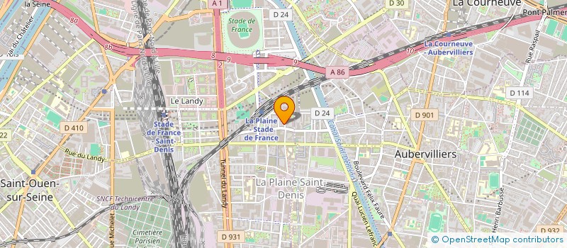 localisation de l'entreprise MARCEL DESIGN à SAINT-DENIS