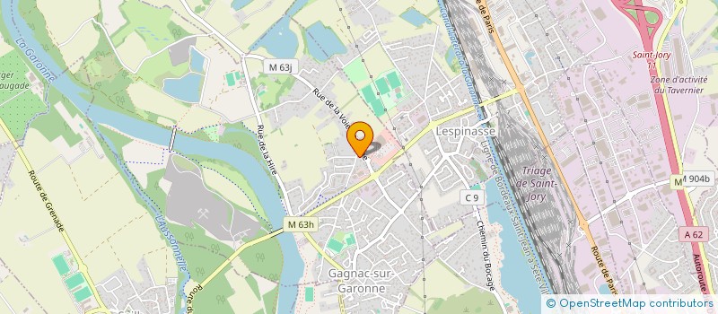 localisation de l'entreprise MARCEL DOU ET FILS à GAGNAC-SUR-GARONNE