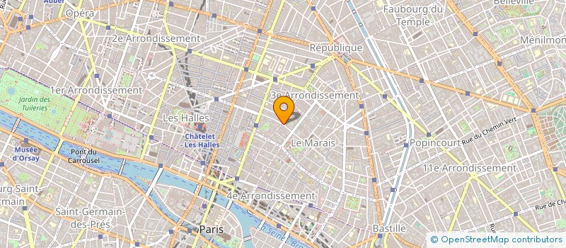 localisation de l'entreprise MARCEL ET CIE  PARIS