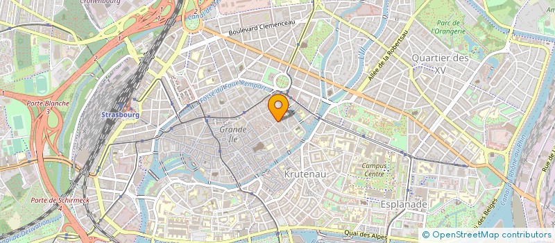 localisation de l'entreprise MARCEL ET FINETTE à STRASBOURG