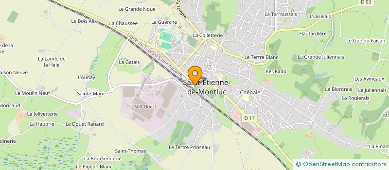 localisation de l'entreprise MARCEL ET JOSEPHINE à SAINT-ETIENNE-DE-MONTLUC