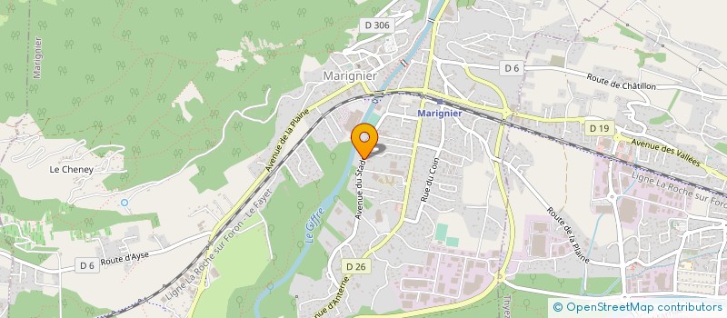 localisation de l'entreprise MARCEL FERRI à MARIGNIER