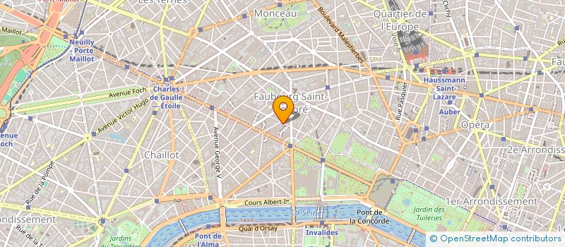 localisation de l'entreprise MARCEL GRIMALDI à PARIS