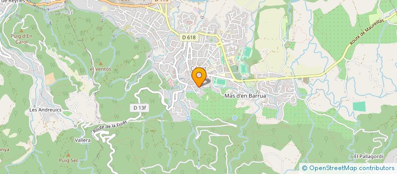 localisation de l'entreprise MARCEL IMMO  CERET