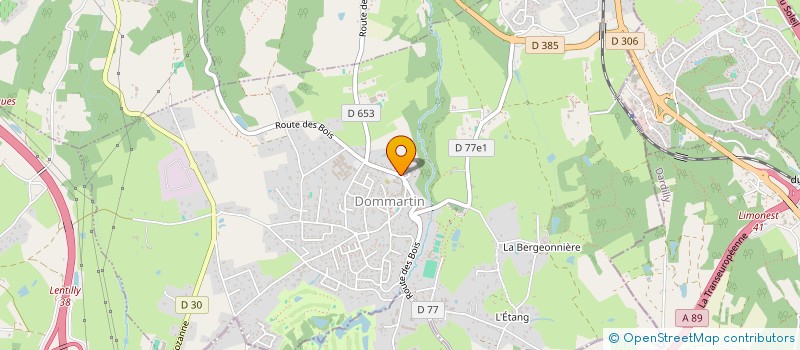 localisation de l'entreprise MARCEL IN HELP à DOMMARTIN