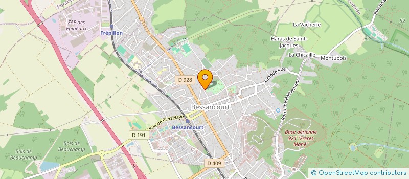 localisation de l'entreprise MARCEL'ISO  BESSANCOURT