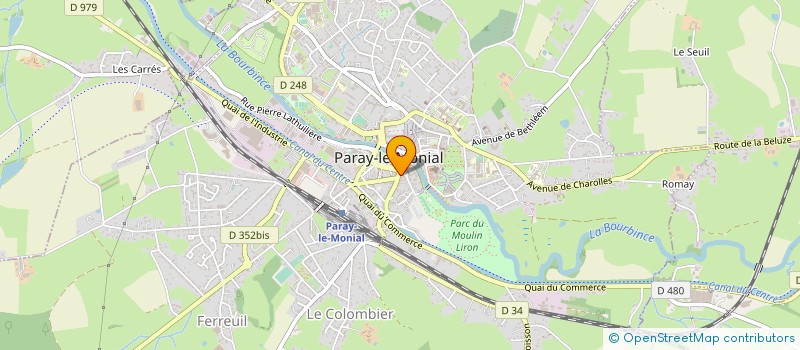 localisation de l'entreprise MARCEL LUMINET ET FILS à PARAY-LE-MONIAL