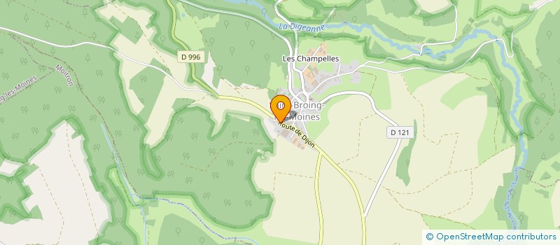 localisation de l'entreprise MARCEL MATHIAUT  SAINT-BROING-LES-MOINES