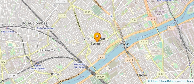 localisation de l'entreprise MARCEL OPTIC à ASNIERES-SUR-SEINE