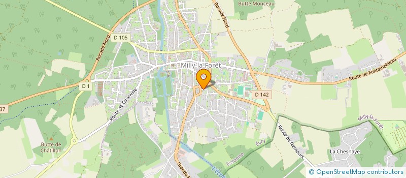 localisation de l'entreprise MARCEL PAUL à MILLY-LA-FORET