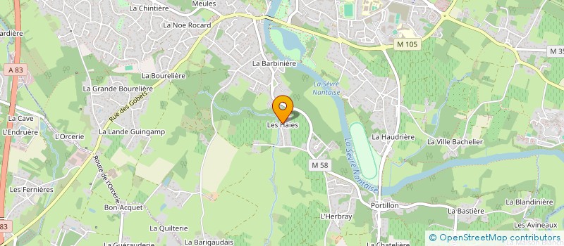 localisation de l'entreprise MARCEL PAUL  VERTOU