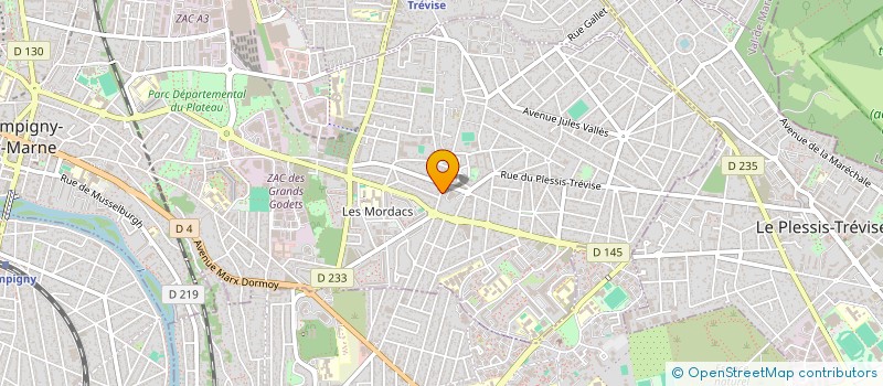 localisation de l'entreprise MARCEL PAUL CHAMPIGNY ACTCE  CHAMPIGNY-SUR-MARNE