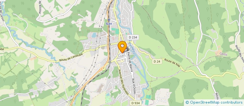 localisation de l'entreprise MARCEL PLANTIER à GAN