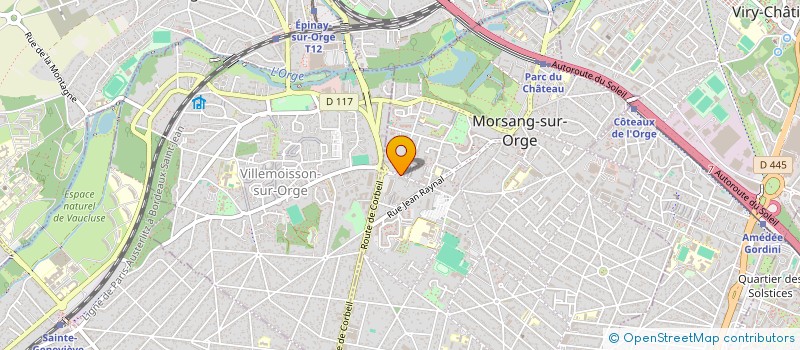 localisation de l'entreprise MARCEL PRIMEUR à MORSANG-SUR-ORGE